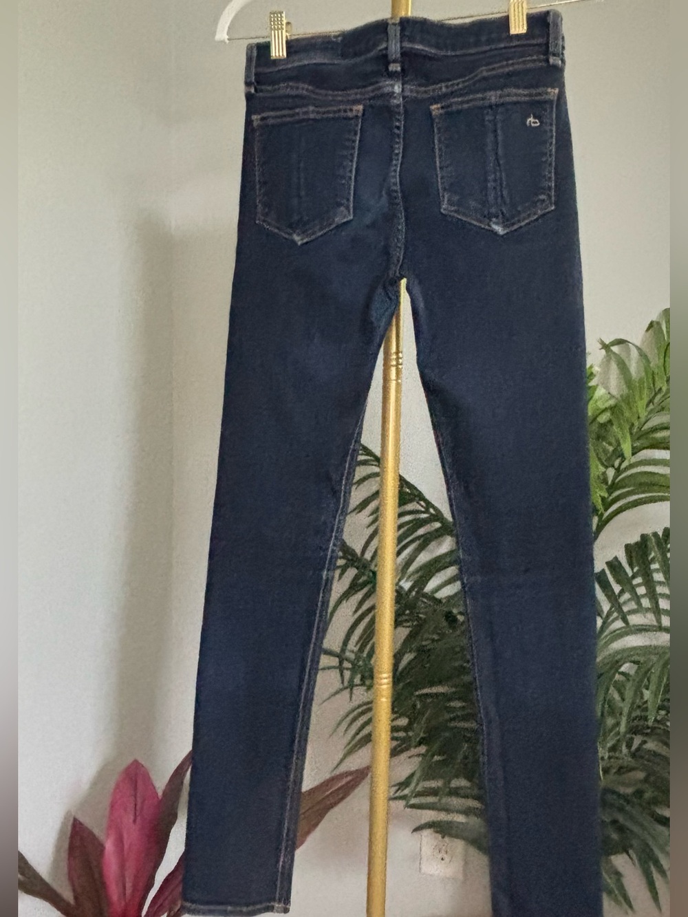 rag & bone Dark Indigo Skinny Jeans - Picture 7 of 12